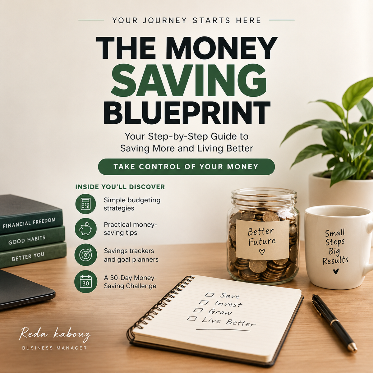 The Money Saving Blueprint – Digital Budget Planner & Savings Guide PDF
