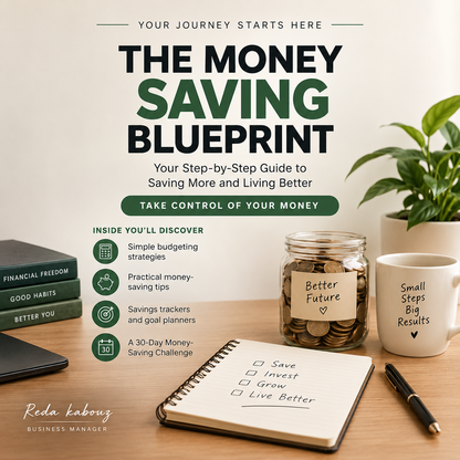 The Money Saving Blueprint – Digital Budget Planner & Savings Guide PDF